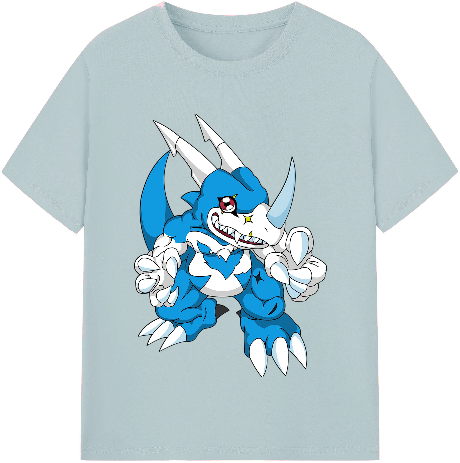 （画像用） Digimon デジタルモンスター/デジモン 綿100％半袖Tシャツ（フロントプリント）